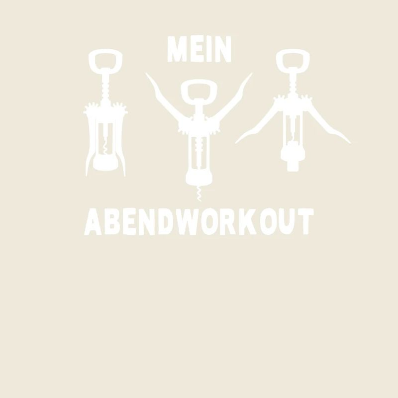 Mein Abendworkout Wein Korkenzieher Geschenk Wein