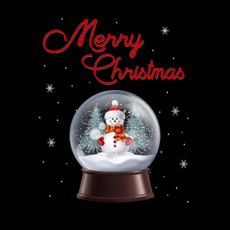 Snow Globe Snowman Winter Magic