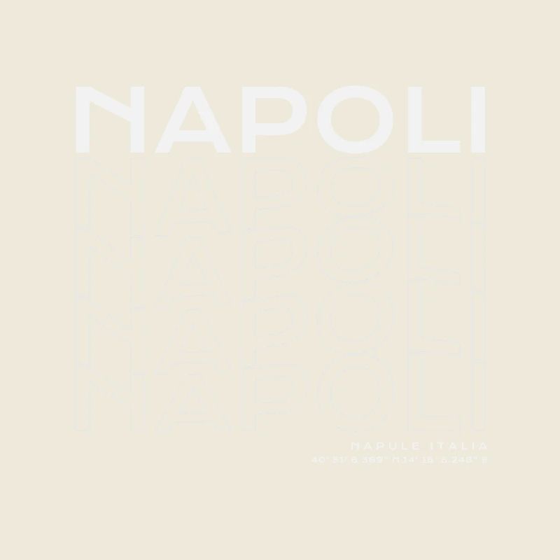 Napoli Grid Outline Typography