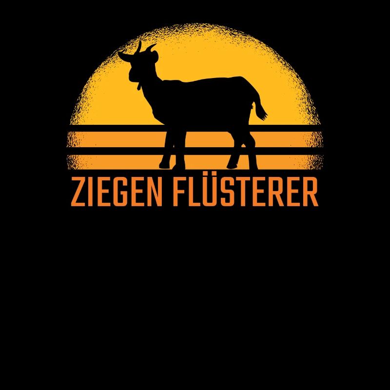 Ziegen Flüsterer Ziege Retro