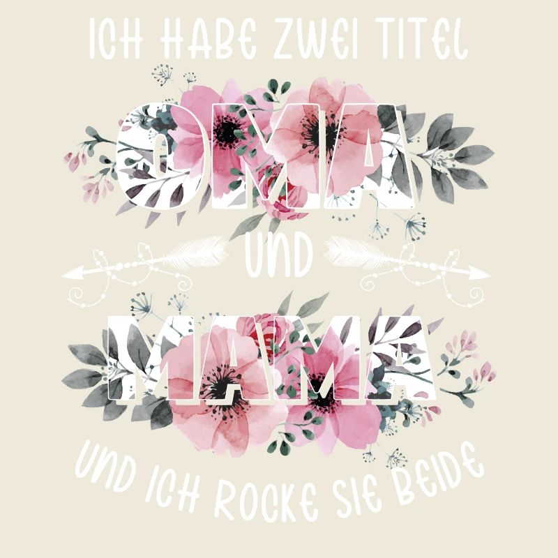 Ich habe 2 Titel Mama und Oma Muttertagsgeschenk