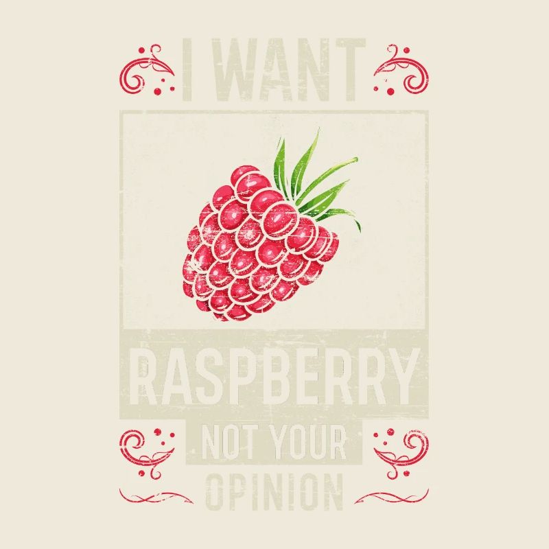 Framboise sort drôle
