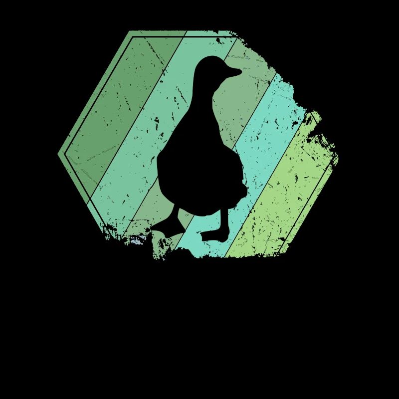 Ente Enten Tier Retro