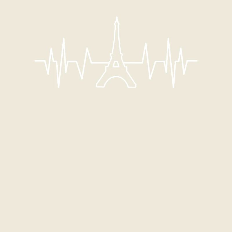 Paris Eiffel Tower heartbeat