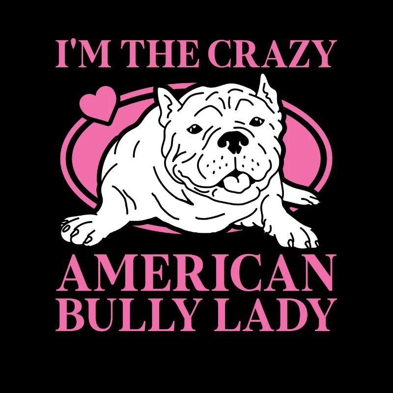 American Bully Mom chien propriétaire de chien cadeau