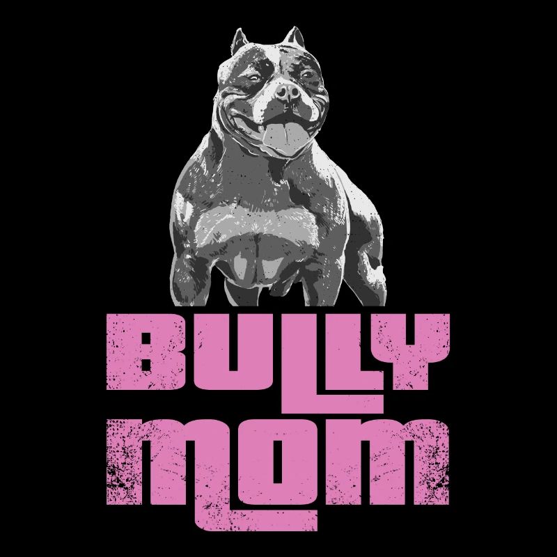 American Bully Mom chien propriétaire de chien cadeau