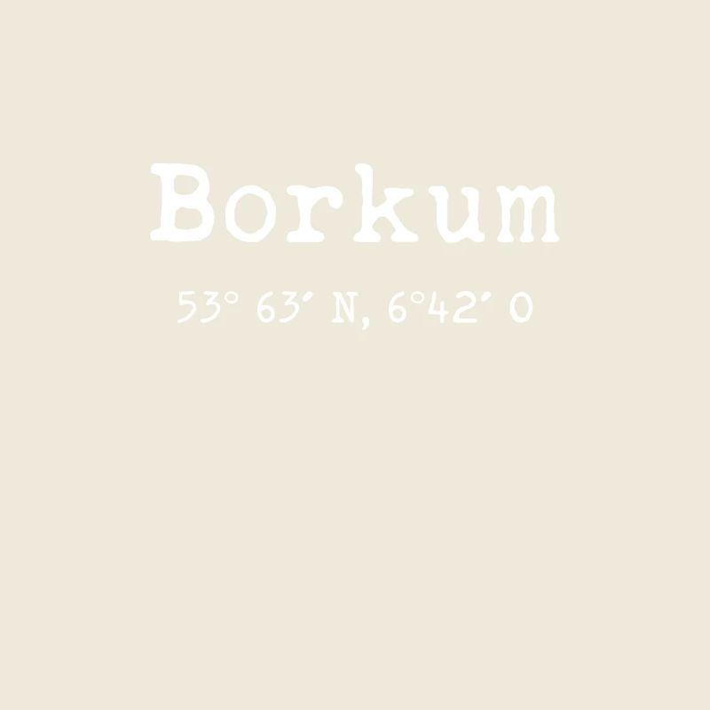 Borkum Coordinates North Sea Island