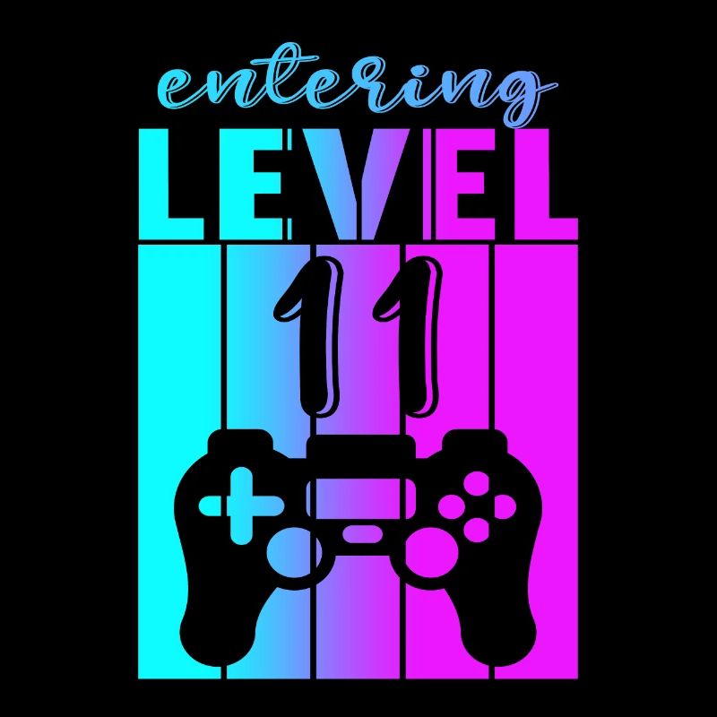 Level 11 Gaming Controller 11th Birthday