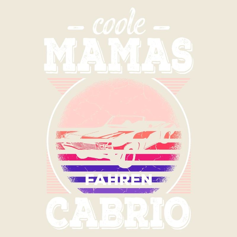 Coole Mamas Fahren Cabrio Retro Auto Oldtimer
