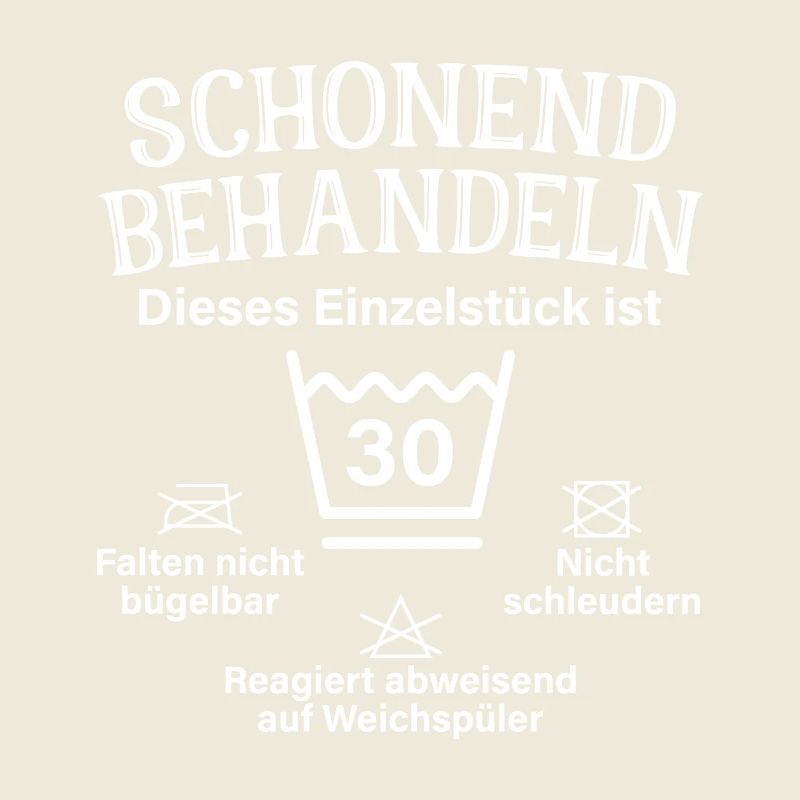 Schonend Behandeln Dreißig Geschenk 30. Geburtstag