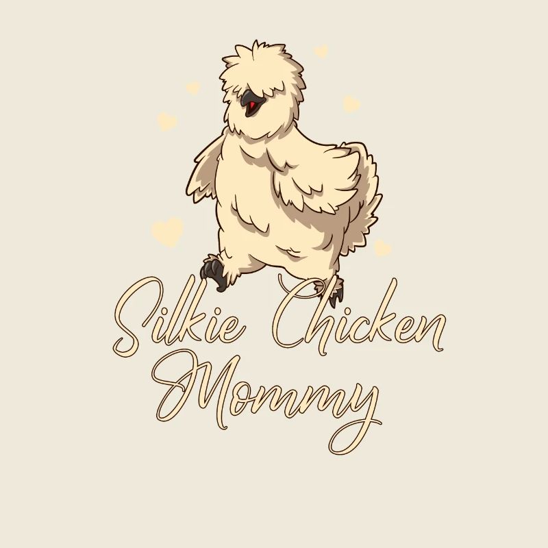 Silkie Chicken Mommy - Poulet de soie