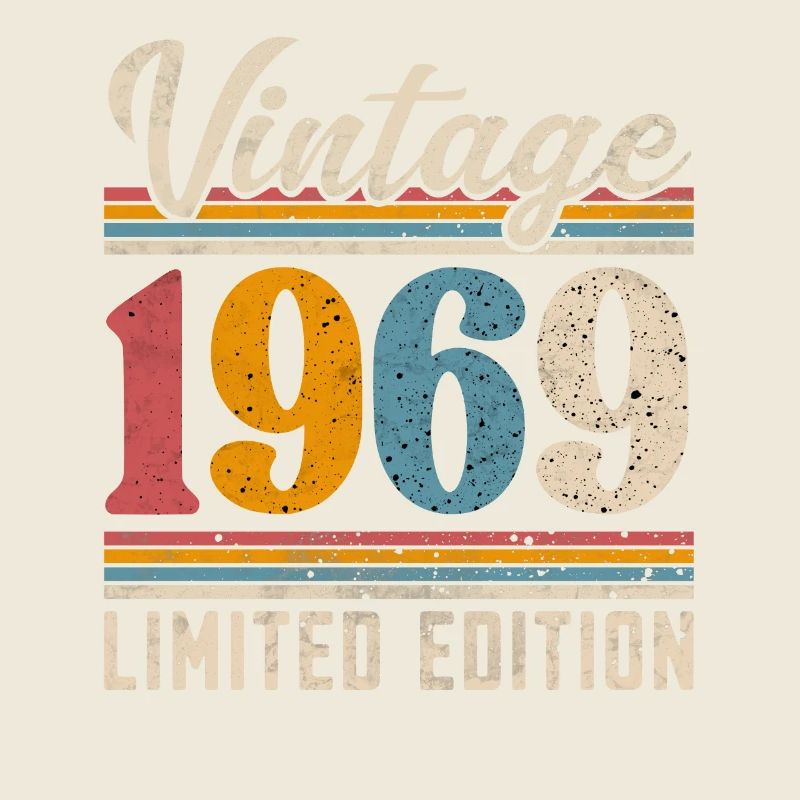 1969 Millésime Année de construction Anniversaire Vintage