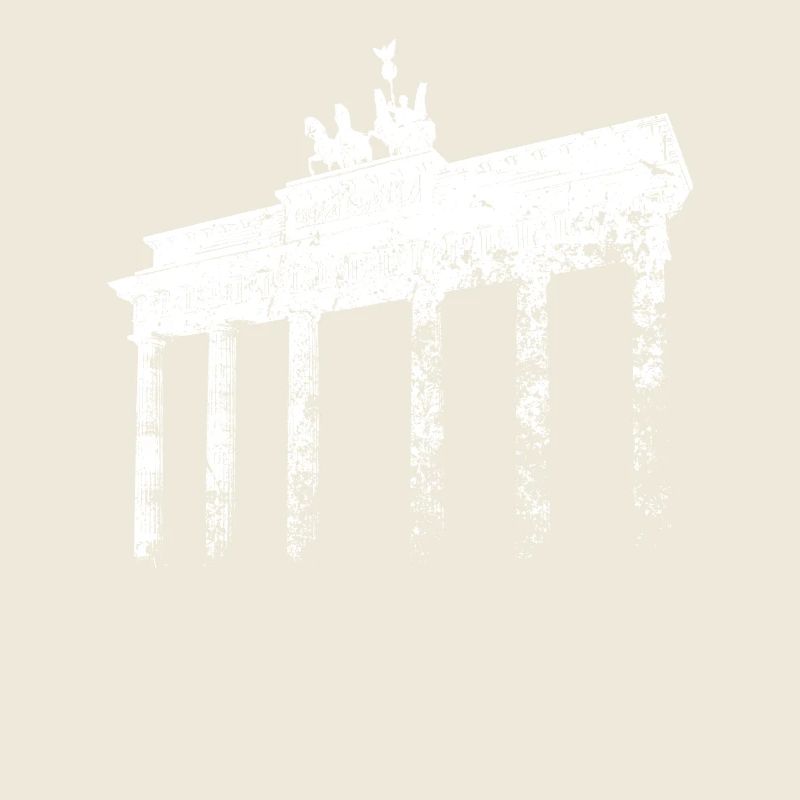 Berlin Brandenburg Gate Vintage Skyline Berliner