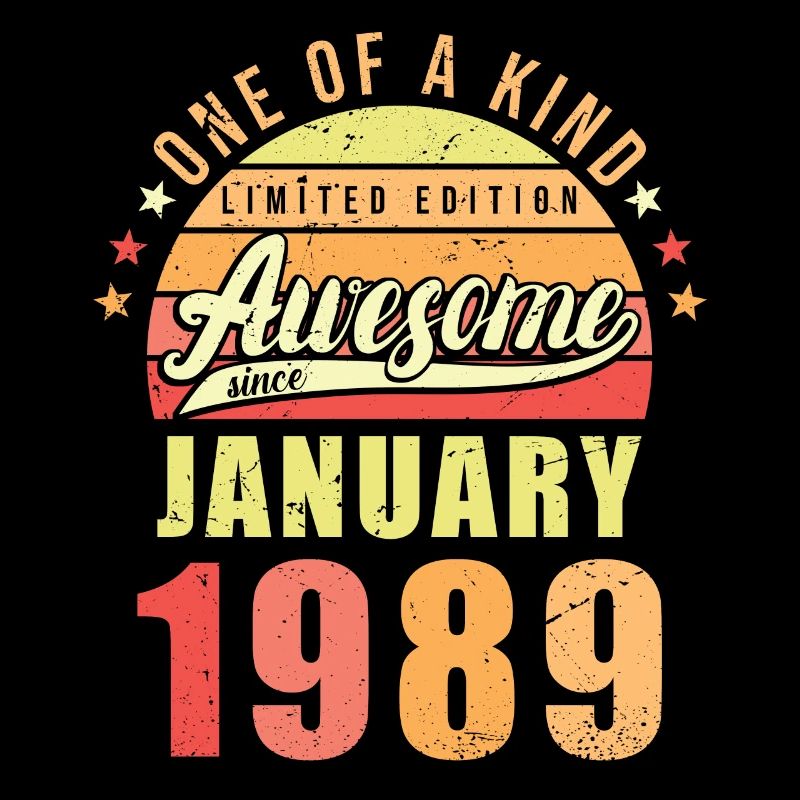 Geburtstag Januar 1989