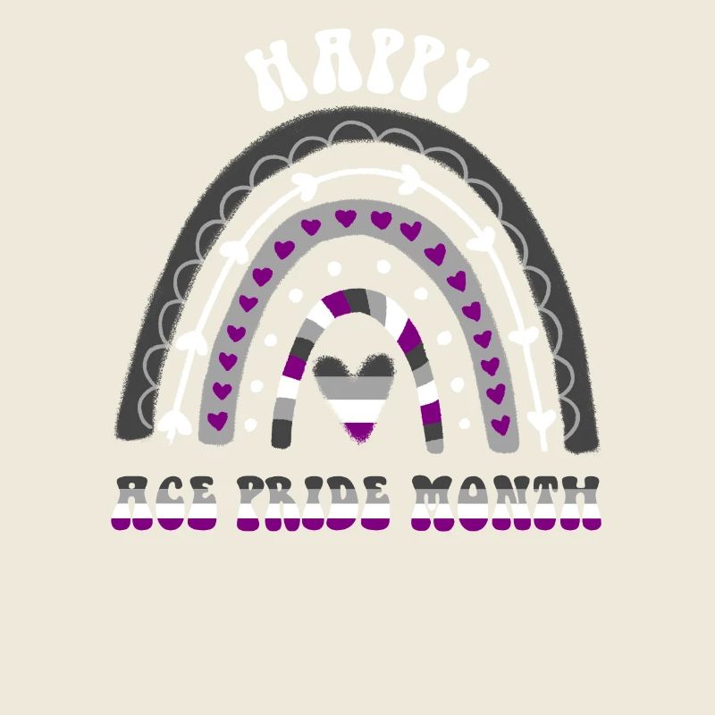 Happy Ace Pride Mois De l’arc-en-ciel asexué
