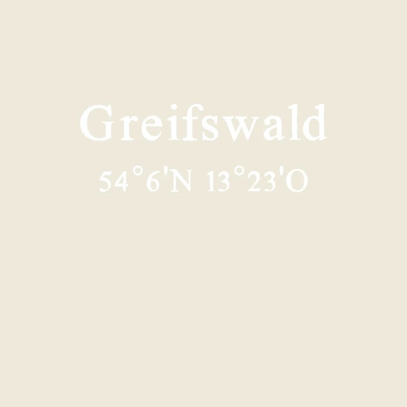 Coordonnées de Greifswald