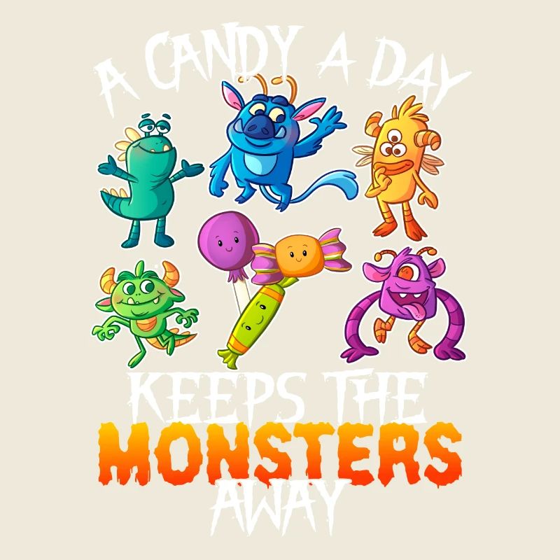 One Candy Per Day Keeps The Montser Far Halloween