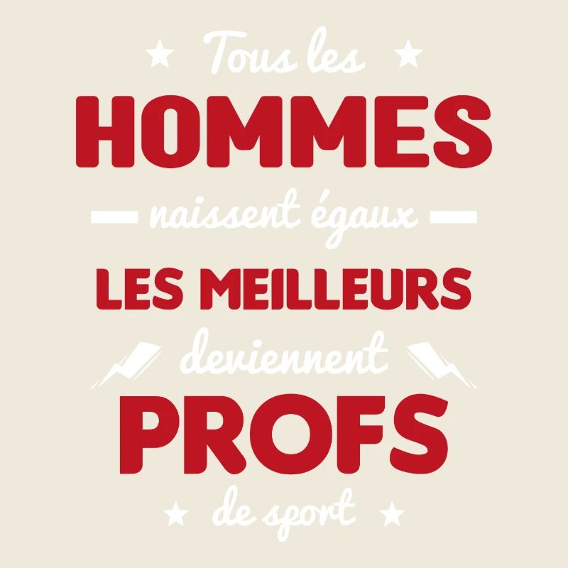 Les meilleurs hommes deviennent profs de sport