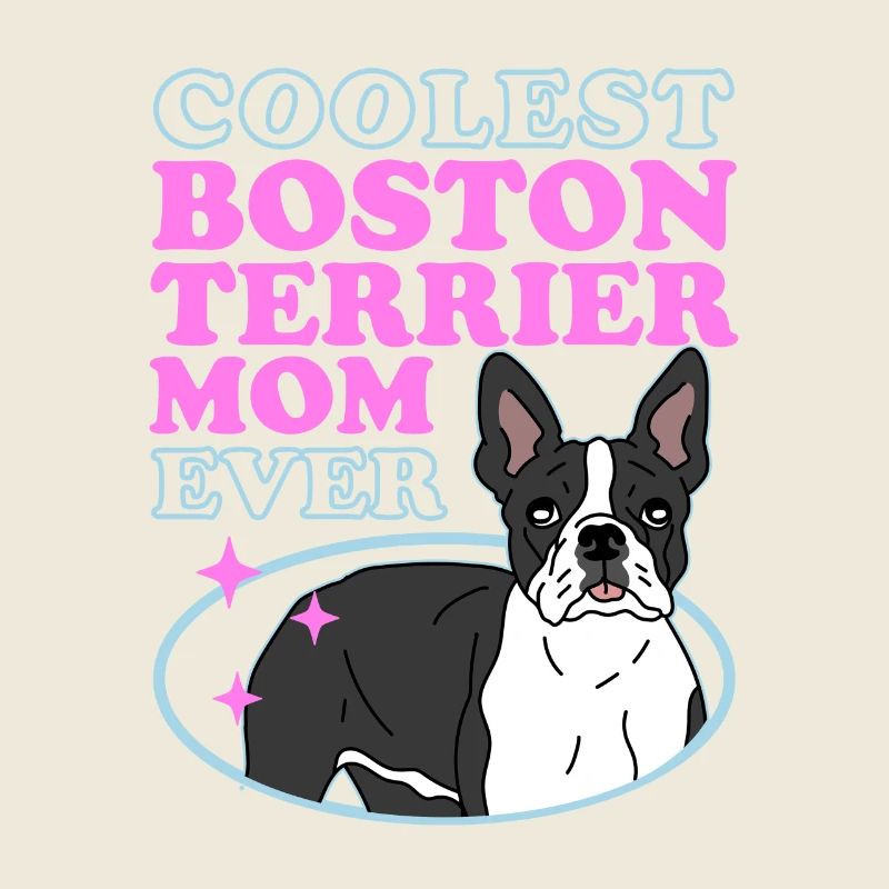 Boston Terrier Mom Hundebesitzer Bostie Geschenk