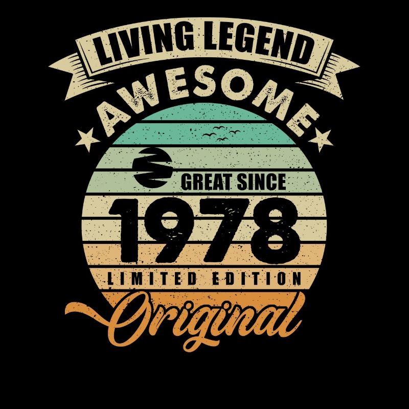 1978 Anniversaire Retro Orginal