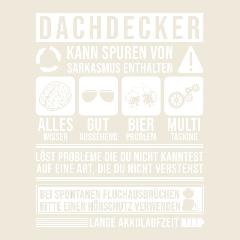 Dachdecker Sprüche Dachdecker