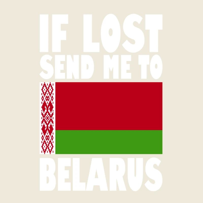 Belarus Flagge Spruch