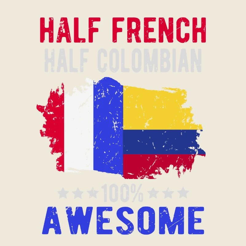 Moitié Français moitié colombien