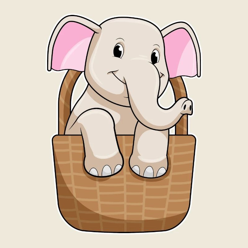 Elephant Basket