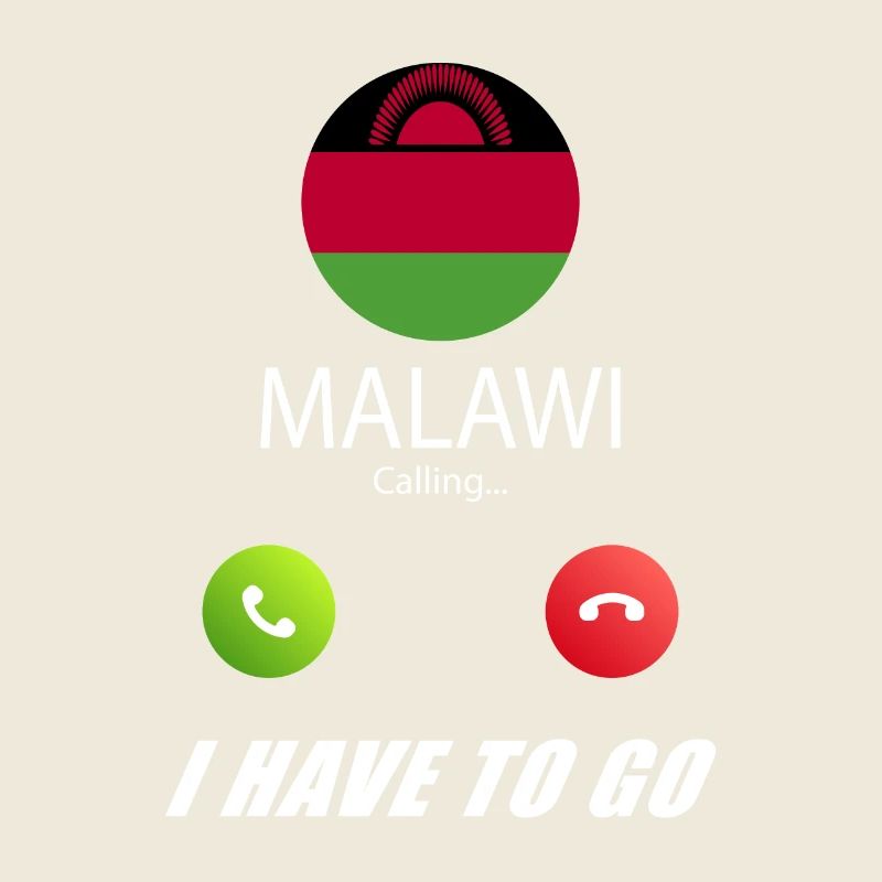Malawi ruft an Lusiger Flaggen Spruch