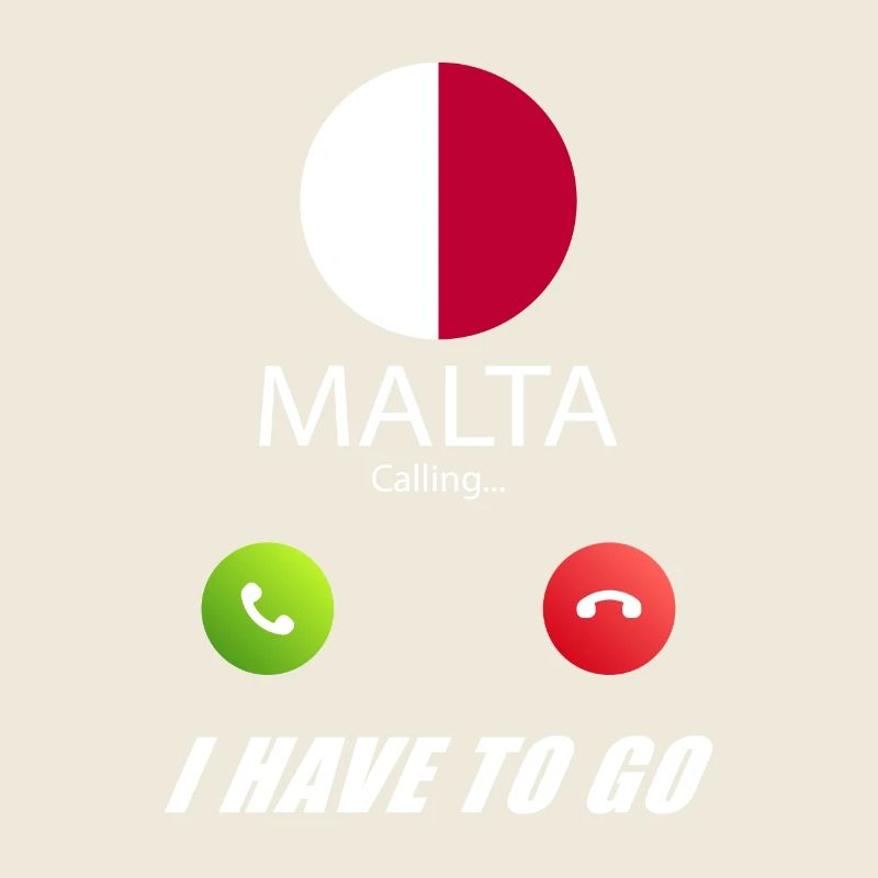 Malta ruft an Lusiger Flaggen Spruch