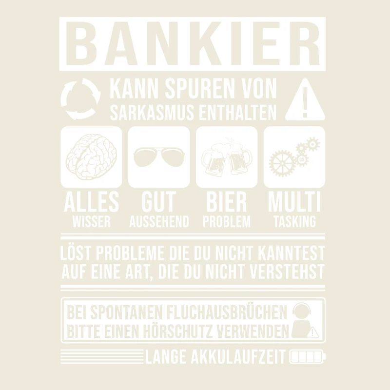 Bankier Spruch lustig
