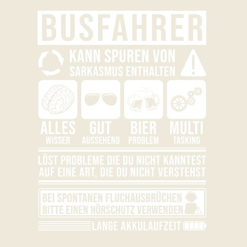 Busfahrer Spruch lustig