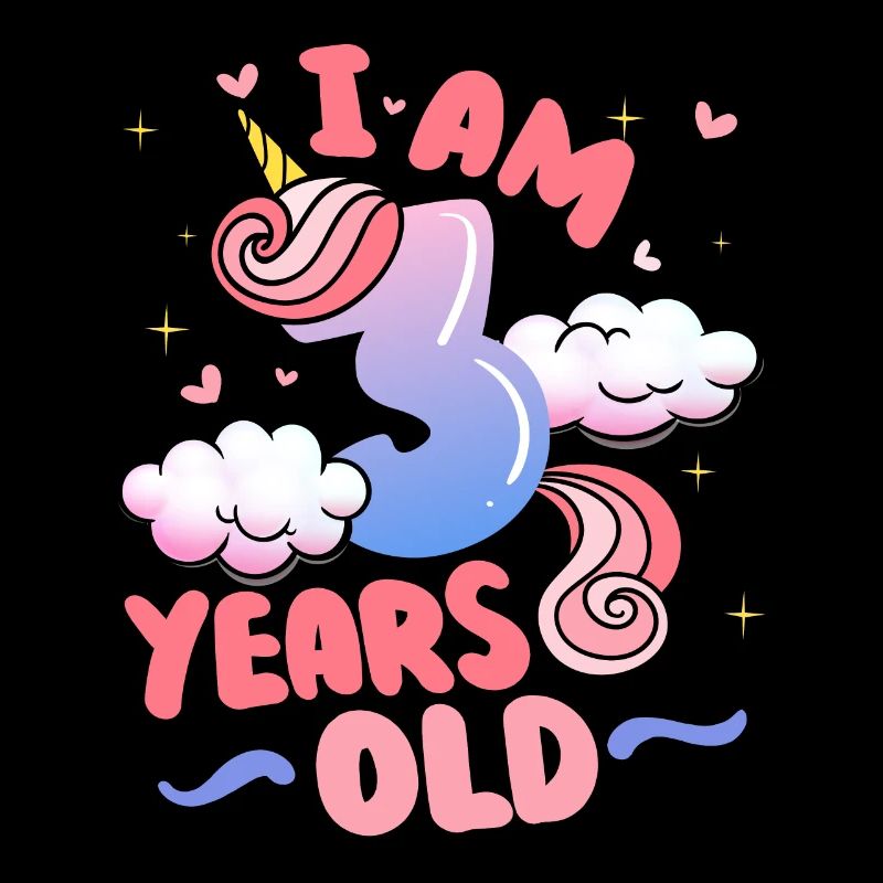 I am 3 years old | Unicorn Theme | 3.