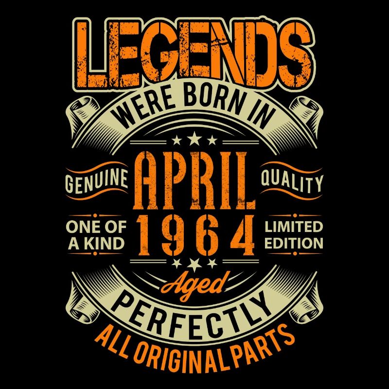 1964 Avril Anniversaire Légende