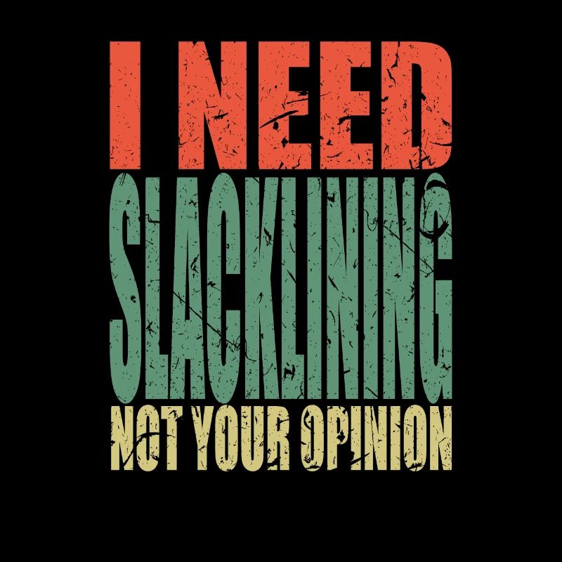 Slacklinging disant drôle