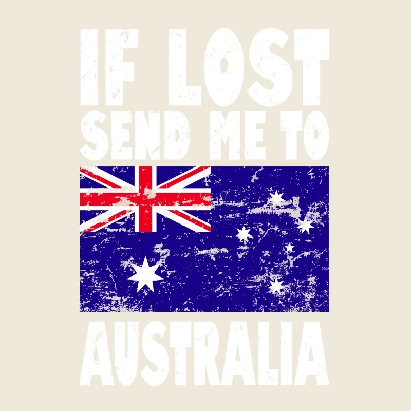 Australien Flagge Spruch