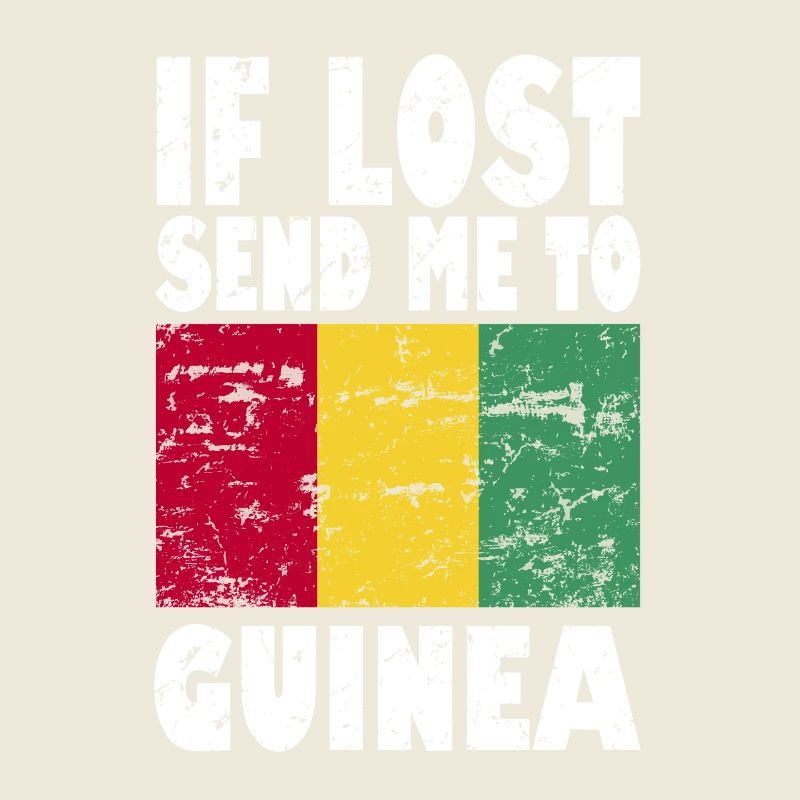 Guinea Flagge Spruch