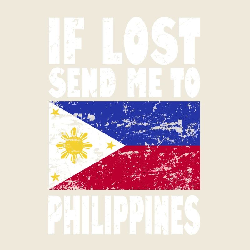 Philippinen Flagge Spruch
