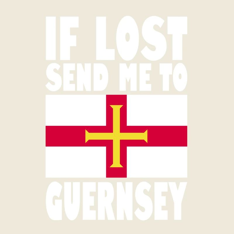 Guernsey Flagge Spruch