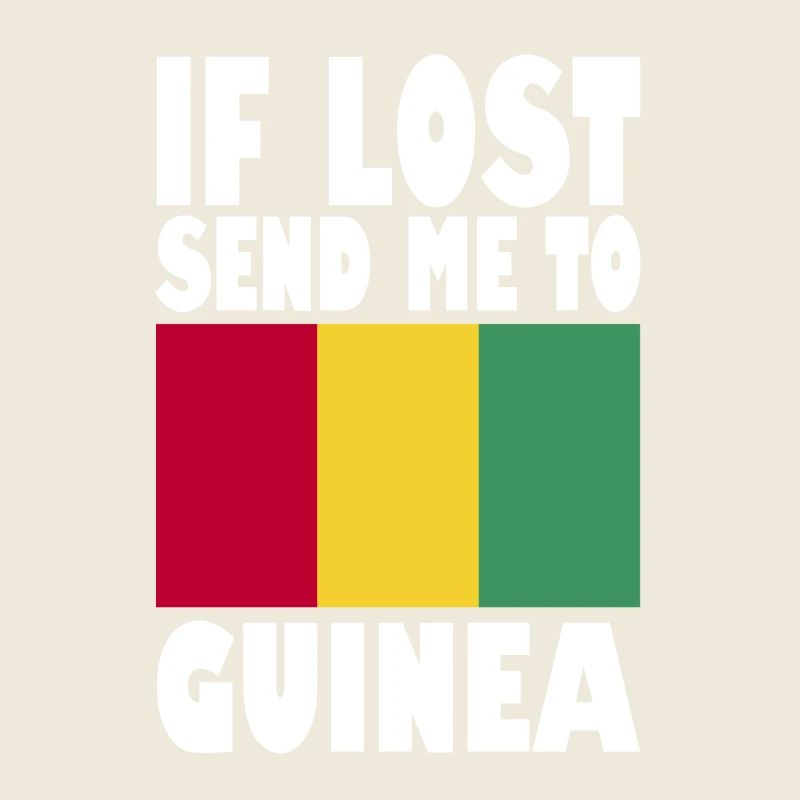 Guinea Flagge Spruch