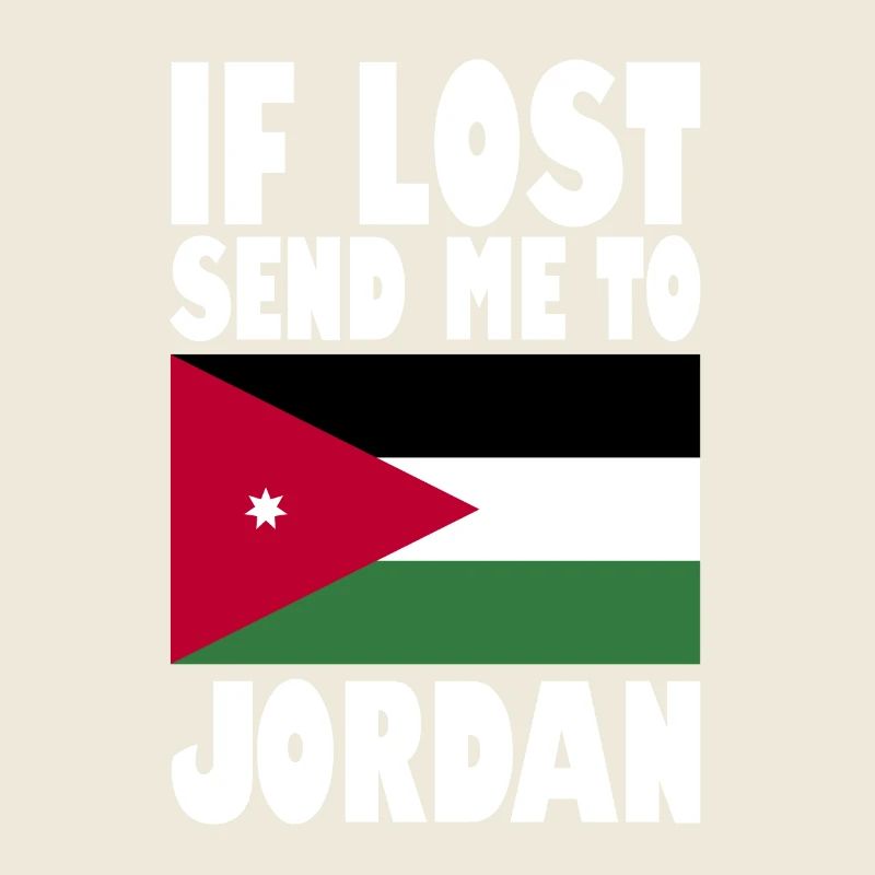 Jordanien Flagge Spruch
