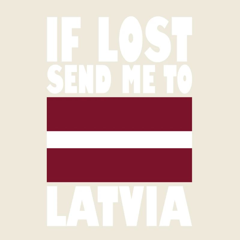 Lettland Flagge Spruch