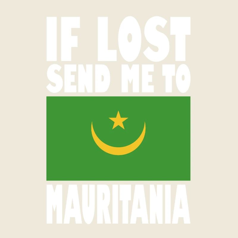 Mauretanien Flagge Spruch