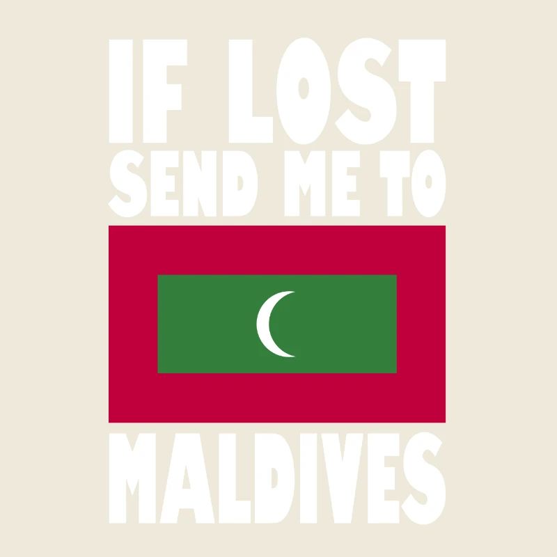 Malediven Flagge Spruch