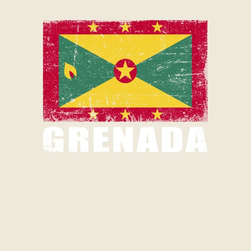 Grenada Flag Grunge Grenada Flag
