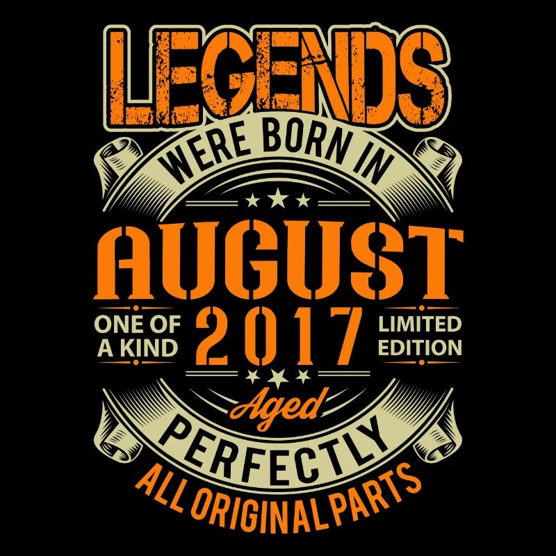 2017 August Birthday Legend