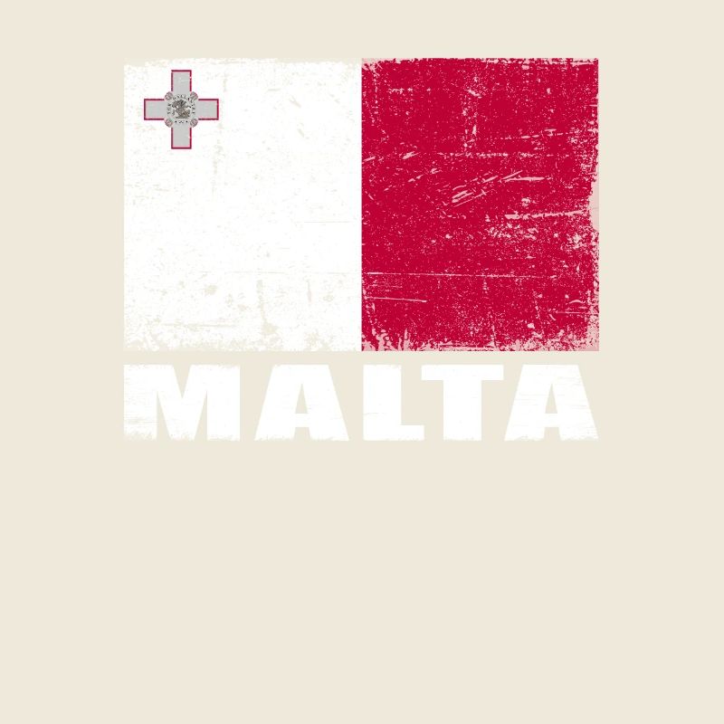 Malta Flagge Grunge Malta Fahne