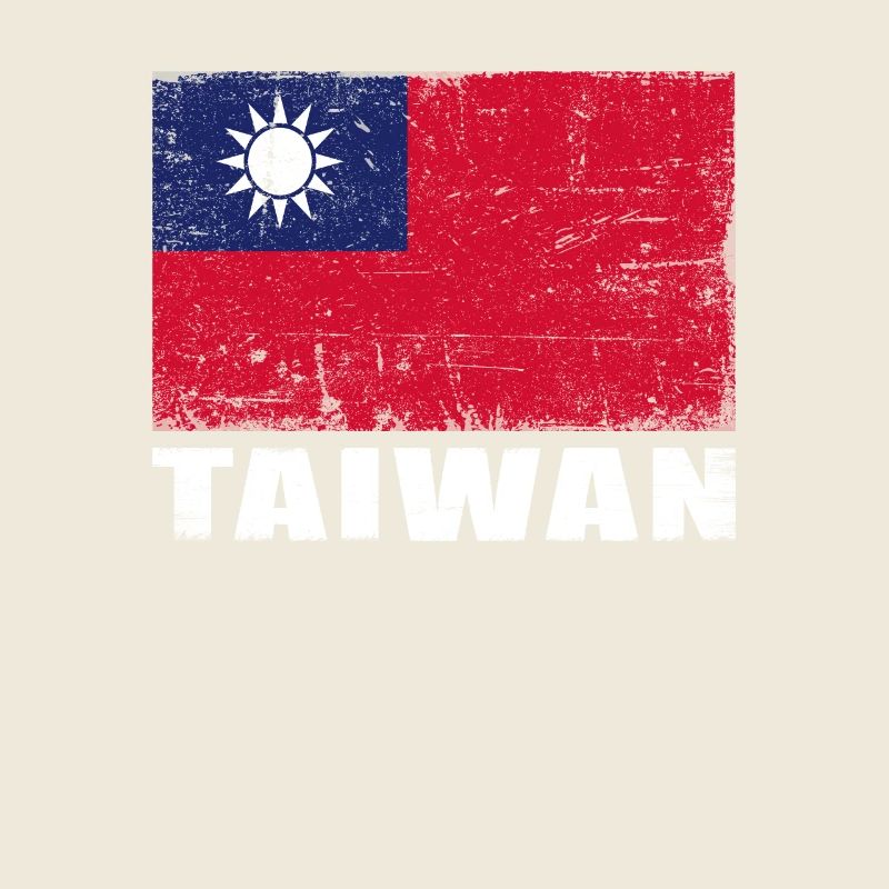 Drapeau de Taïwan Grunge Drapeau de Taïwan