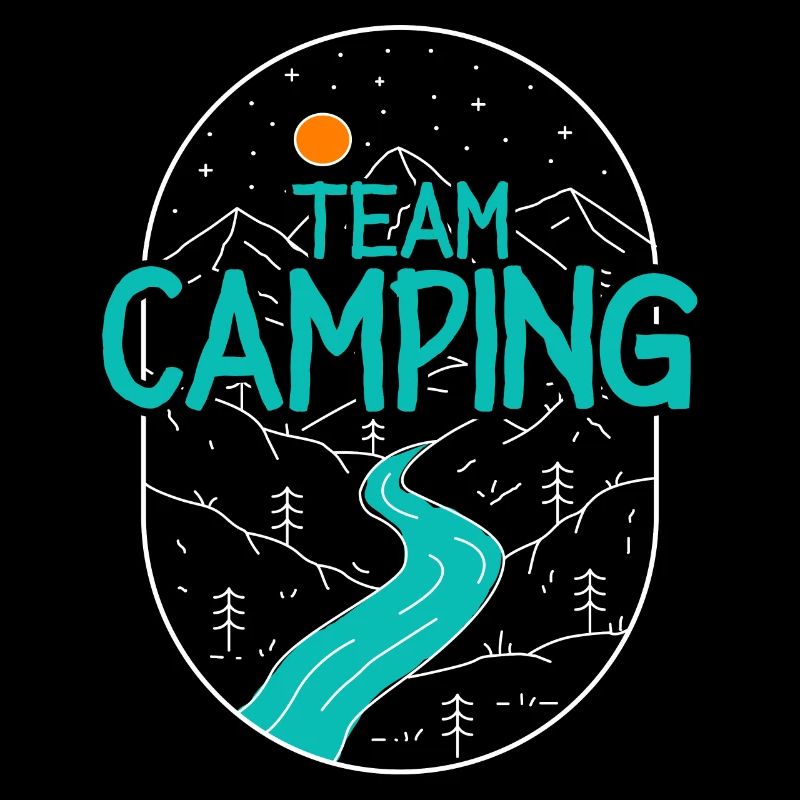 Camping Camper Campen Team