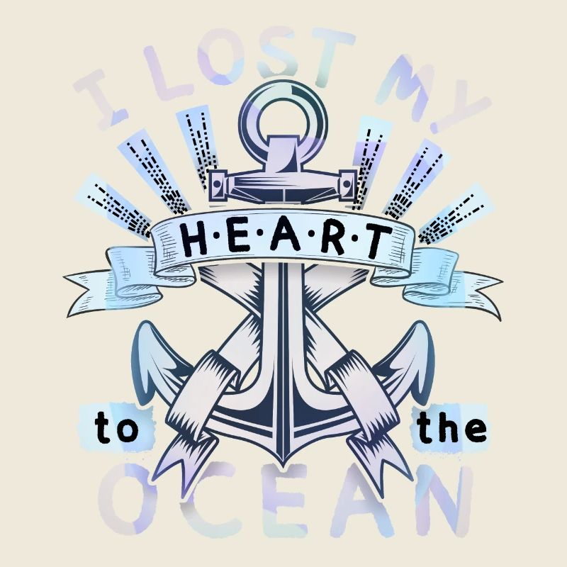 Schiffsanker, Romantischer Spruch, Ozean-Liebe